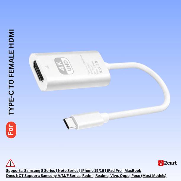 i2cart HDMI Adapter 0.3 m Aluminium Foil USB Type-C to Female HDMI - 159
