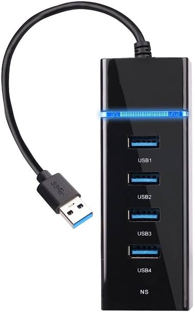 Lynacz HDMI Adapter 0.5 m USB Hub (4-in-1), Multiport Adapter with 1 x USB 3.0 & 3 x USB 2.0 Ports, up to 5 Gbps High Speed Data Transfer for Laptop/PC
