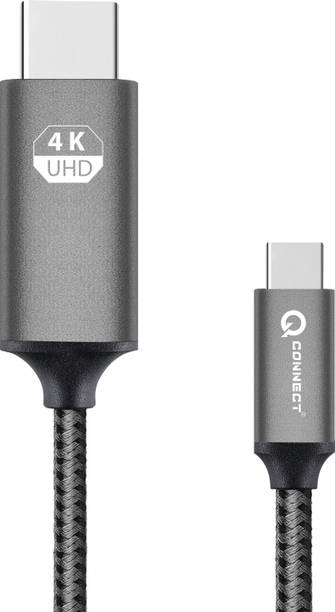Q-Connect HDMI Adapter 2 m C TO HDMI Braided Cable-2M