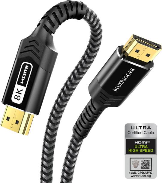 BlueRigger HDMI Cable 3 m Ultra Series 8K Cable with 48Gbps Speed, (10 Feet / 3 Meters)