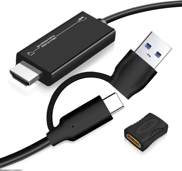 Verilux USB 3.0 Type C to HDMI Cable 1080P 60Hz HD Video 5.9ft Support Mac OS Laptop USB Type C to HDMI Cable 1080P 60Hz 1.8m for Laptop Converter Dock