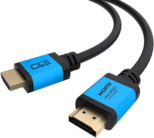 C & E HDMI Cable 15.24 m 50 ft Ultra HDMI cable – 4K HDMI cord (HDMI to HDMI cable @60Hz High Speed with Ethernet 2.0 BLUE