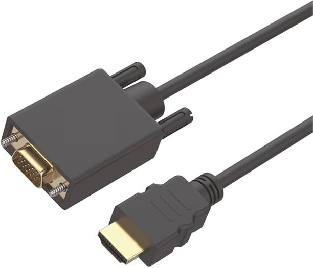 RuhZa HDMI Cable 0 A 1.8 m NA Digital to Analog Converter, Connect HDMI Laptop, PC, or TV Box to VGA