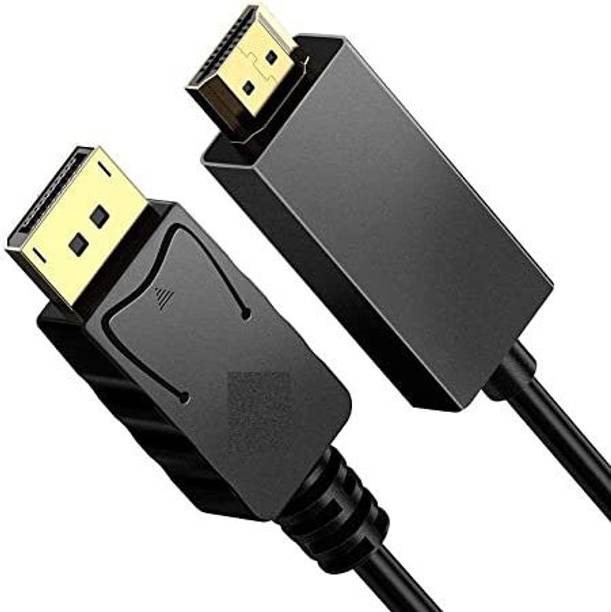 autoskills HDMI Cable 1.5 m Display Port Male to HDMI Cable Male Port 1080P HDMI Cable