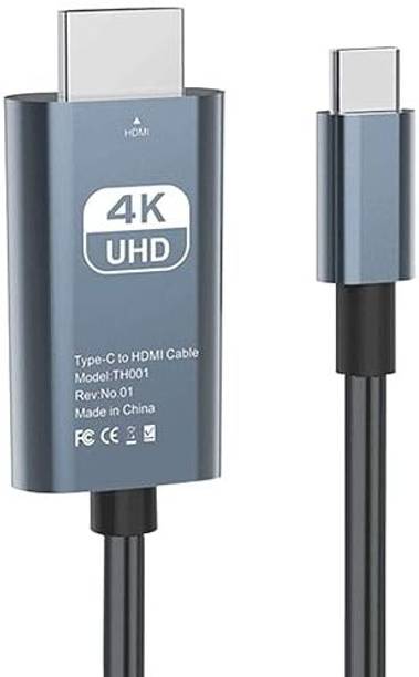 WiredCom HDMI Cable 1 m USB Type-C to HDMI Converter Cable