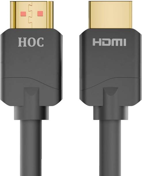 HOC Technologies HDMI Cable 1.6 m Mylar + Braid (Dual-Layer) HOC HDMI Cable 1080P 10.2Gbps High Speed Nickel Plated Wire for TV PC Laptop