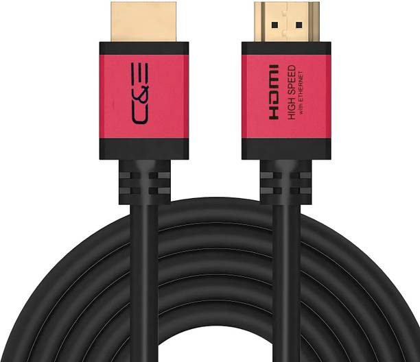 C&E HDMI Cable 4.57 m 15 ft Ultra HDMI cable – 4K HDMI cord (HDMI to HDMI cable @60Hz for a stunning Ultra HD experience, High Speed with Ethernet 2.0 RED