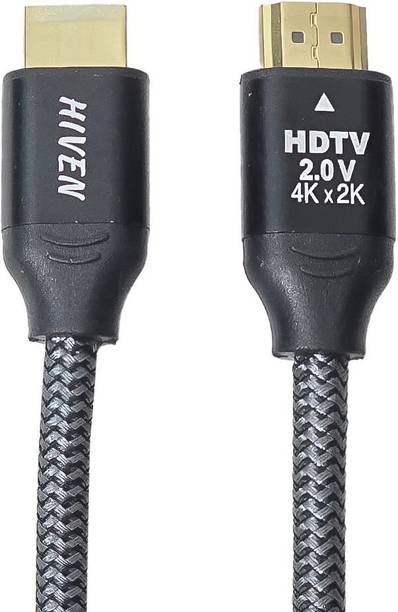 HIVEN HDMI Cable 3 m Hdmi-4k-black 3m