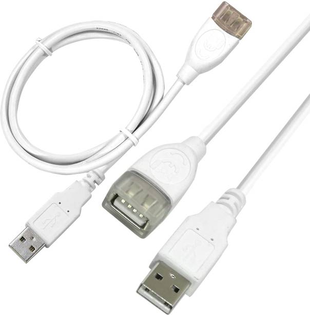 STORITE HDMI Cable 0.7 m USB 2.0 Male to Female Extension Cable Plug/ Socket Adapter Extender Cord