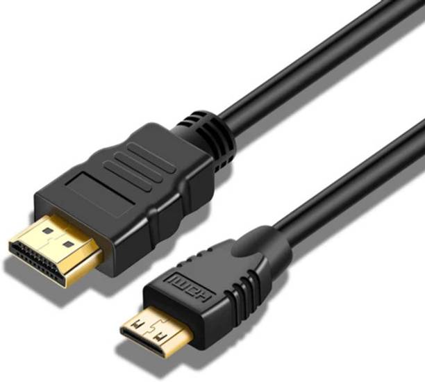microware  TV-out Cable Mini HDMI male( NOT MICRO HDMI) to HDMI male 1 meter Cable