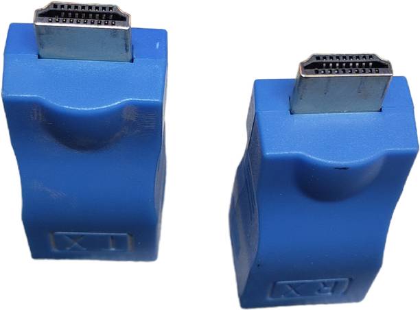 SHILDPLUS  TV-out Cable HDMI Range Extender Over Single RJ45 LAN Cable up to 30 Meter