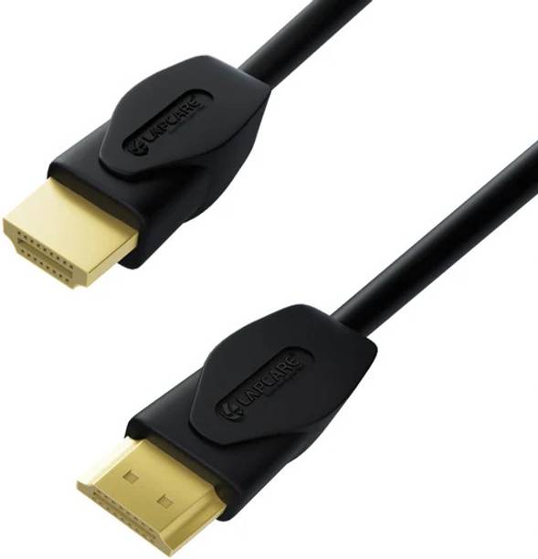 LAPCARE HDMI Cable 3 m Ethernet 10 Gbps Male to Male Gold Plated HD 1080p Cable