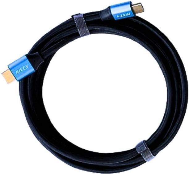 HIVEN HDMI Cable 3 m Hdmi-4k-black 3m