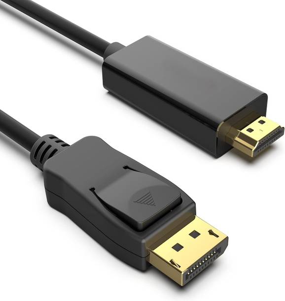 NEXZIA HDMI Cable 0.5 A 1.8 m HDMI Cable 1.8 m 4k DisplayPort (DP) to HDMI Cable I Length 1.8 Mtr (6 Feet)