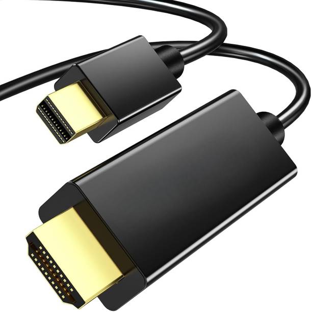 1Goal HDMI Cable 1 m 4K Mini DP to HDMI Cable, 4K@60Hz Mini DisplayPort to HDMI Cord, Thunderbolt 2 HDMI Cable Compatible for Old MacBook Air/Pro, Microsoft Surface Pro