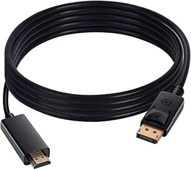 autoskills HDMI Cable 1.5 m Display Port (DP) to HDMI Gold Plated Cable Male to Male 1.5m