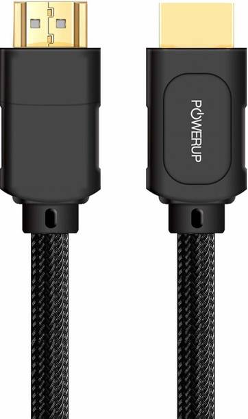 powerup stay charged HDMI Cable 3 m High-Speed Cable 9.8ft (3m) Braided 4K Ultra HD