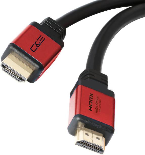 C & E  TV-out Cable Ultra High Speed HDMI cable with Ethernet - Supports 3D, 4K and Audio Return-15 feet Ultra Red