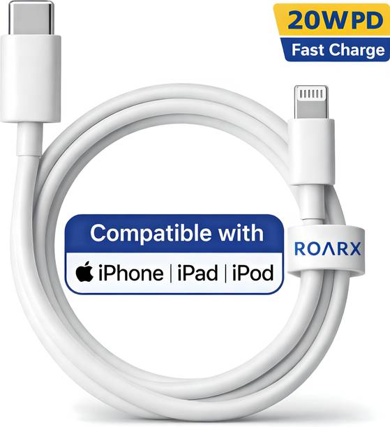 RoarX Lightning Cable 3 A 1 m Original quality 20 W PD Fast Charging USB C