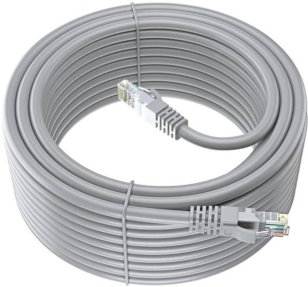 Techobiz LAN Cable 1 m Cat6 Ethernet Cable Network, Heavy Duty High Speed LAN Internet Patch Cord