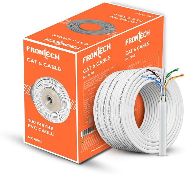 Frontech LAN Cable 305 m Polyethylene NC-0001 Best Reliability & Performance with Durable & Long-Lasting Material