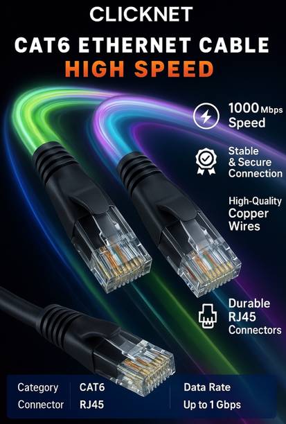 Clicknet LAN Cable 3 m Plastic CM-LAN-6A