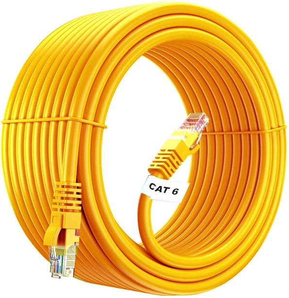 EKAAZ LAN Cable 2 m RJ45 Cat-6 Ethernet Patch Internet Cable