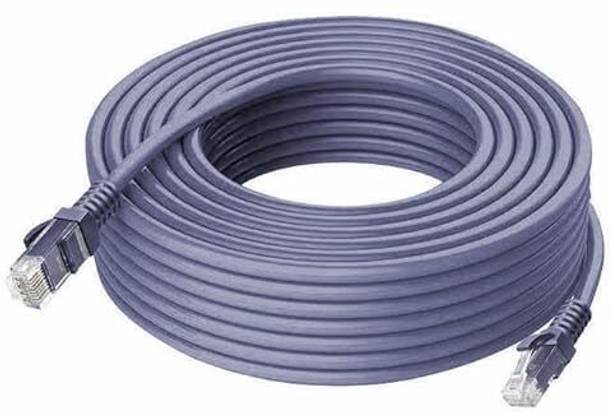 RAREGEAR LAN Cable 3 m LAN Cable with Gold Plated Connectors Supports Upto 1000Mbps Cat 6 Hi-Speed Ethernet Heavy Duty Cord Waterproof Internet LAN Cable (3 Meter)