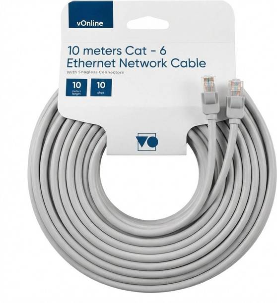 vOnline LAN Cable 2 m - 10Gbps patch Cable Internet Network | CAT6