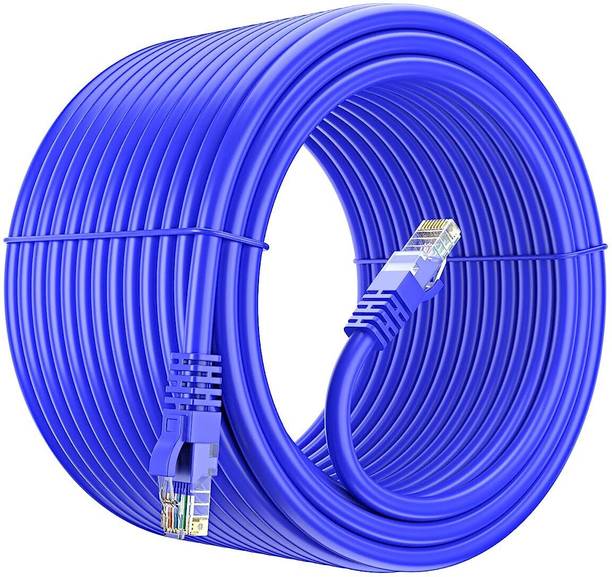Sadow LAN Cable 15 m 15 Meter RJ45 Lan Cable Wire Patch Cord Faster Than Cat5e/Cat5