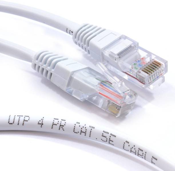 Muchoconnect LAN Cable 0.57 A 30 m Aluminum Foil 30 Meter LAN Cable CAT5/5E Ethernet Cable Network Cable Internet Cable RJ45 LAN Wire High Speed Patch Cable Computer Cord
