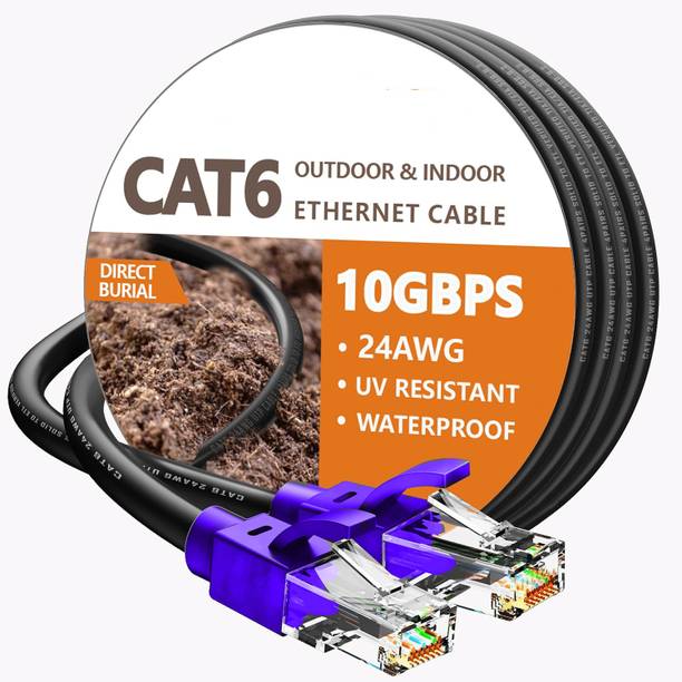 Sadow LAN Cable 5 m High Speed 5 Meter CAT-6 Network RJ45 Ethernet Patch Cord
