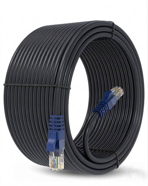 Sadow LAN Cable 50 m 50 Meter Outdoor Cat 6 High Speed Ethernet Cable Solid Internet Network Cable RJ45 Patch LAN Wire for Modem, Router, Switch, Server, ADSL