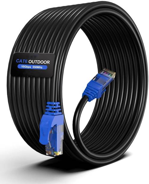 Civon LAN Cable 70 m 70 Meter CAT6 24AWG High Speed Outdoor Ethernet Lan Network Cable Twisted Pairs