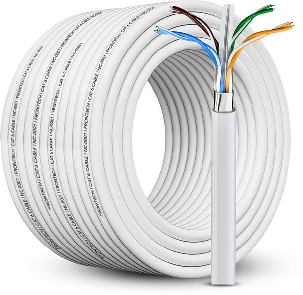 Frontech LAN Cable 305 m Polyethylene NC-0001 Best Reliability & Performance with Durable & Long-Lasting Material
