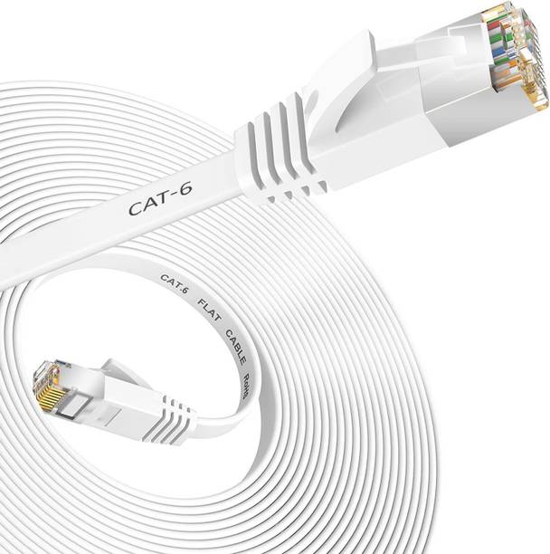 Etzin LAN Cable 25 m Cat6 Ethernet Cable, Flat RJ45 LAN Cable wire High Speed 250MHZ / 1 Gigabit Speed UTP LAN Cable