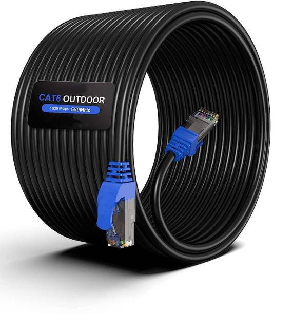 Sadow LAN Cable 40 m 40 Meter Cat6 Outdoor Ethernet LAN Cable Waterproof