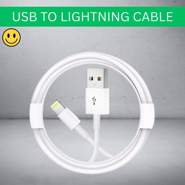 SACRO Lightning Cable 1 m USB A to Lightning Cable Fast Charger Compatible for iphone 11/12/13/14 proQ19