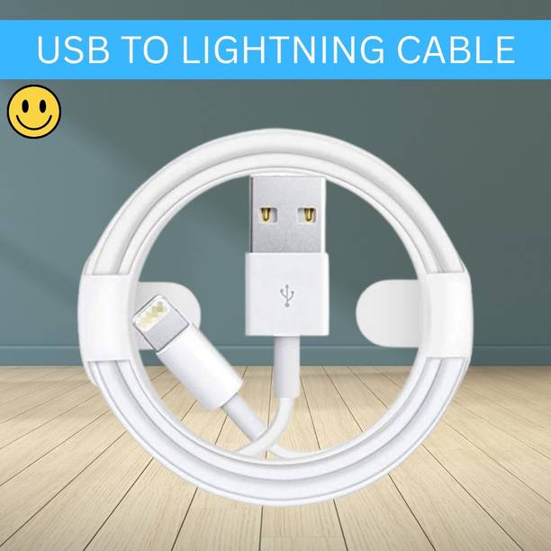 SACRO Lightning Cable 1 m USB A to Lightning Cable Fast Charger Compatible for iphone 11/12/13/14 proQ153