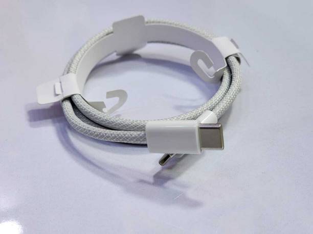 Sendrata Lightning Cable 3 A 1 m C-to-C to Lightning Cable for 15,15Pro,15 Pro Max Fast Charging 1 m Lightning Cable
