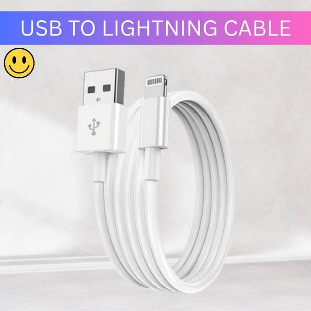 SACRO Lightning Cable 1 m USB A to Lightning Cable Fast Charger Compatible for iphone 11/12/13/14 proQ93