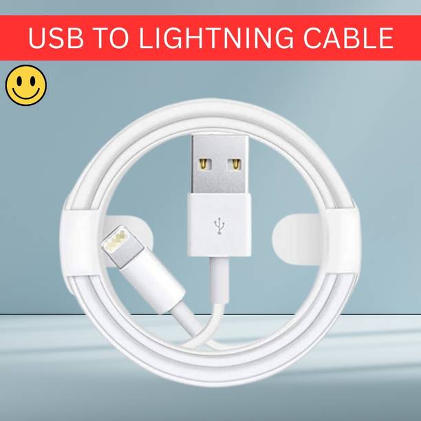 SACRO Lightning Cable 1 m USB A to Lightning Cable Fast Charger Compatible for iphone 11/12/13/14 proQ141