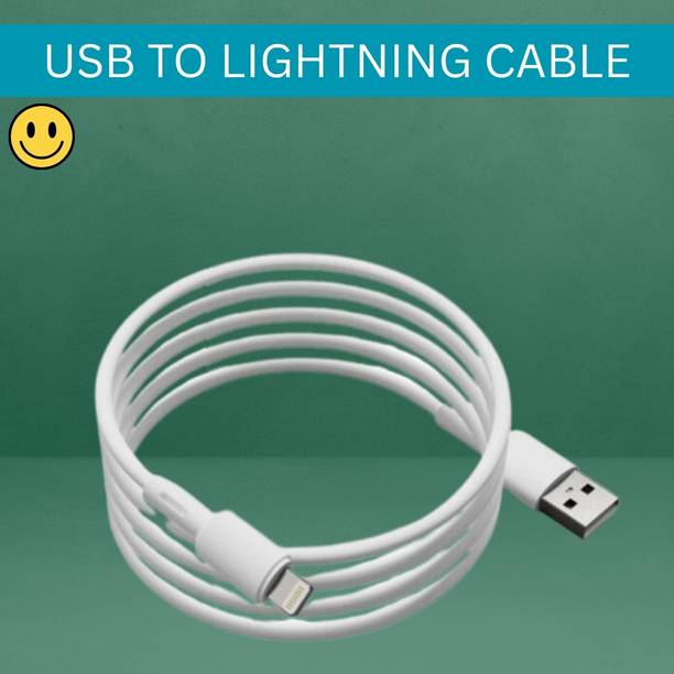 SACRO Lightning Cable 1 m USB A to Lightning Cable Fast Charger Compatible for iphone 11/12/13/14 proQ455