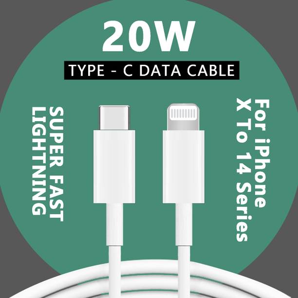 SUFO Lightning Cable 3 A 1 m 20W/SuperFast Type-C To Lightning Charging Cable
