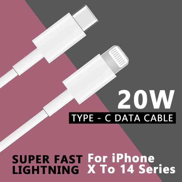 Safa Lightning Cable 3 A 1 m 20W-SuperFast Type-C To Lightning Charging Cable