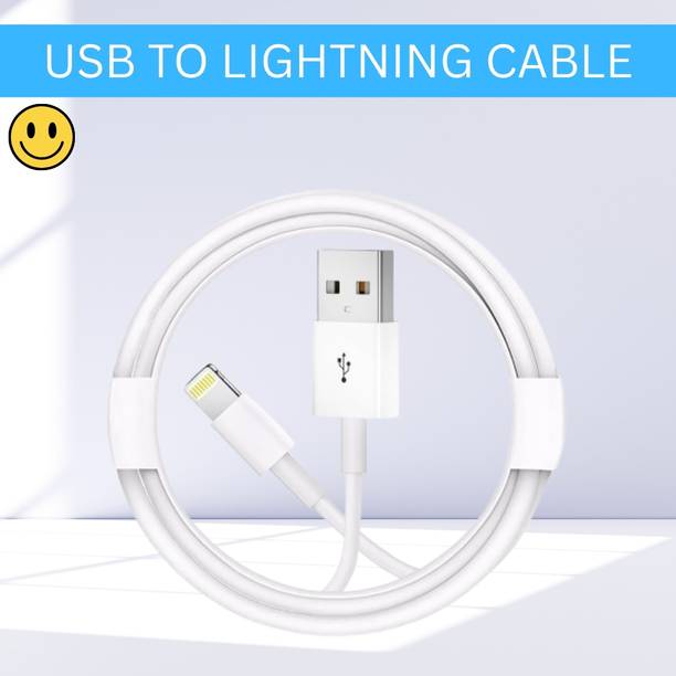 SACRO Lightning Cable 1 m USB A to Lightning Cable Fast Charger Compatible for iphone 11/12/13/14 proQ484