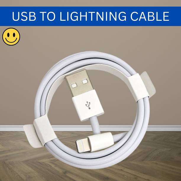 SACRO Lightning Cable 1 m USB A to Lightning Cable Fast Charger Compatible for iphone 11/12/13/14 proQ200