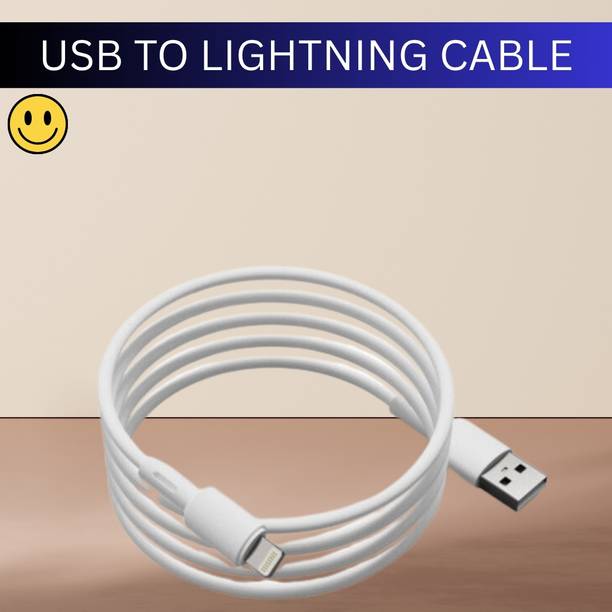 SACRO Lightning Cable 1 m USB A to Lightning Cable Fast Charger Compatible for iphone 11/12/13/14 proQ276