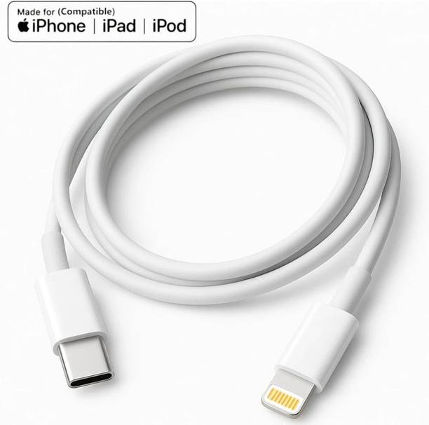 Good One Lightning Cable 6 A 1 m Nylon Braided Type C to Lightning Cable, Fast Charge Cord Wire Lead USB C Fast Charging