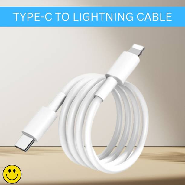 SACRO Lightning Cable 1 m USB C to Lightning Cable Mobile Charger Cable for iPhone Series 14/13/12/11Z382